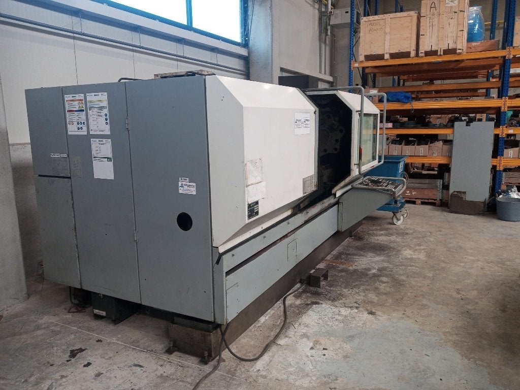 tour numerique ERNAULT-TOYODA hes 52, Bricolage & Construction, Enlèvement, Utilisé, Tour à métaux, Contrôlé par ordinateur (cnc)