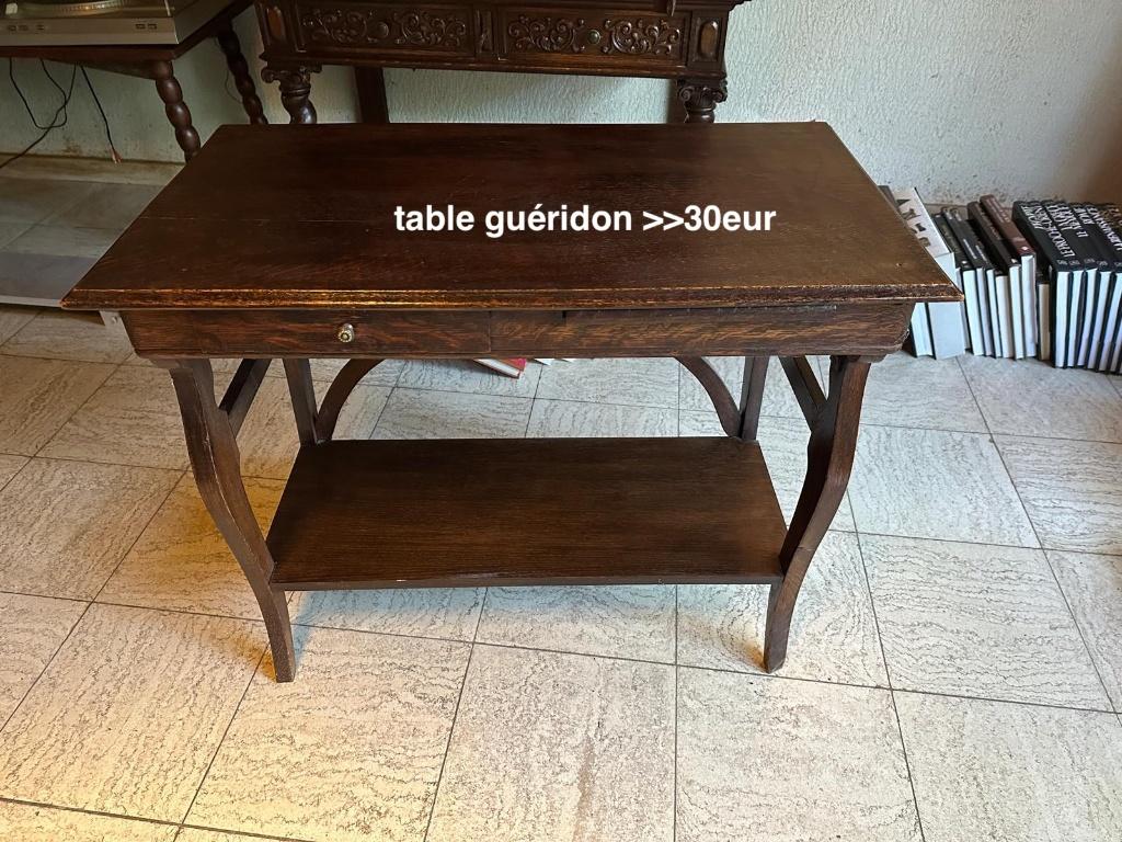 Petite table d'appoint en chêne 80x45x65, Maison & Meubles, Enlèvement, Utilisé
