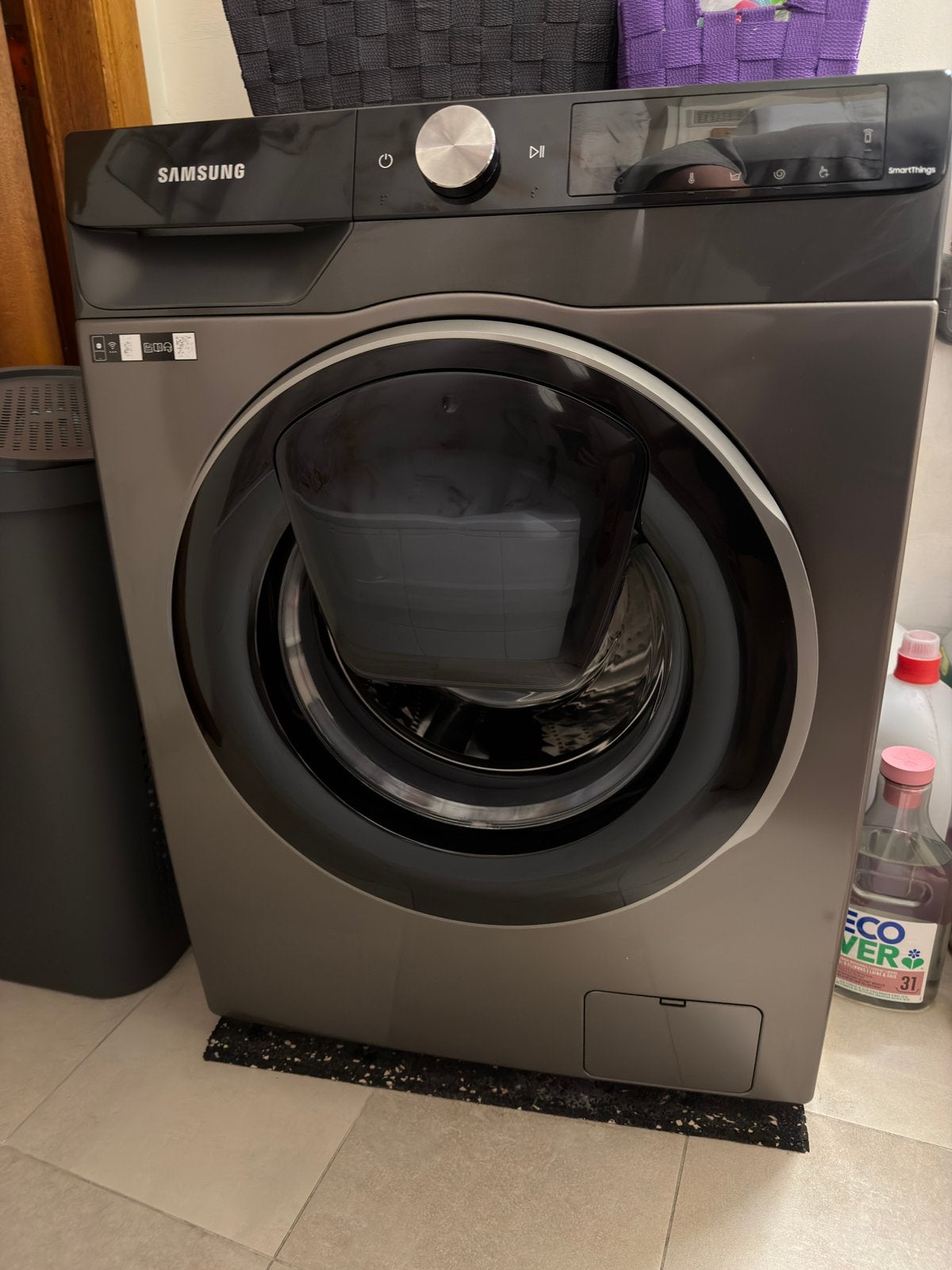 Samsung WW80T654ALX/S2 – 8 kg – AI Wash – AutoDose, Electroménager, 1200 à 1600 tours, 6 à 8 kg, 85 à 90 cm, Programme court