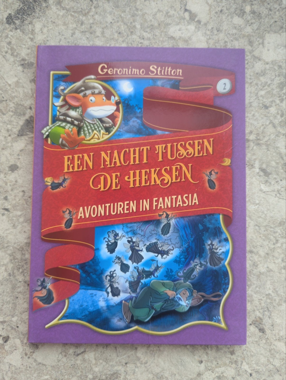 Geronimo Stilton - Een nacht tussen de heksen, Ophalen of Verzenden, Geronimo Stilton