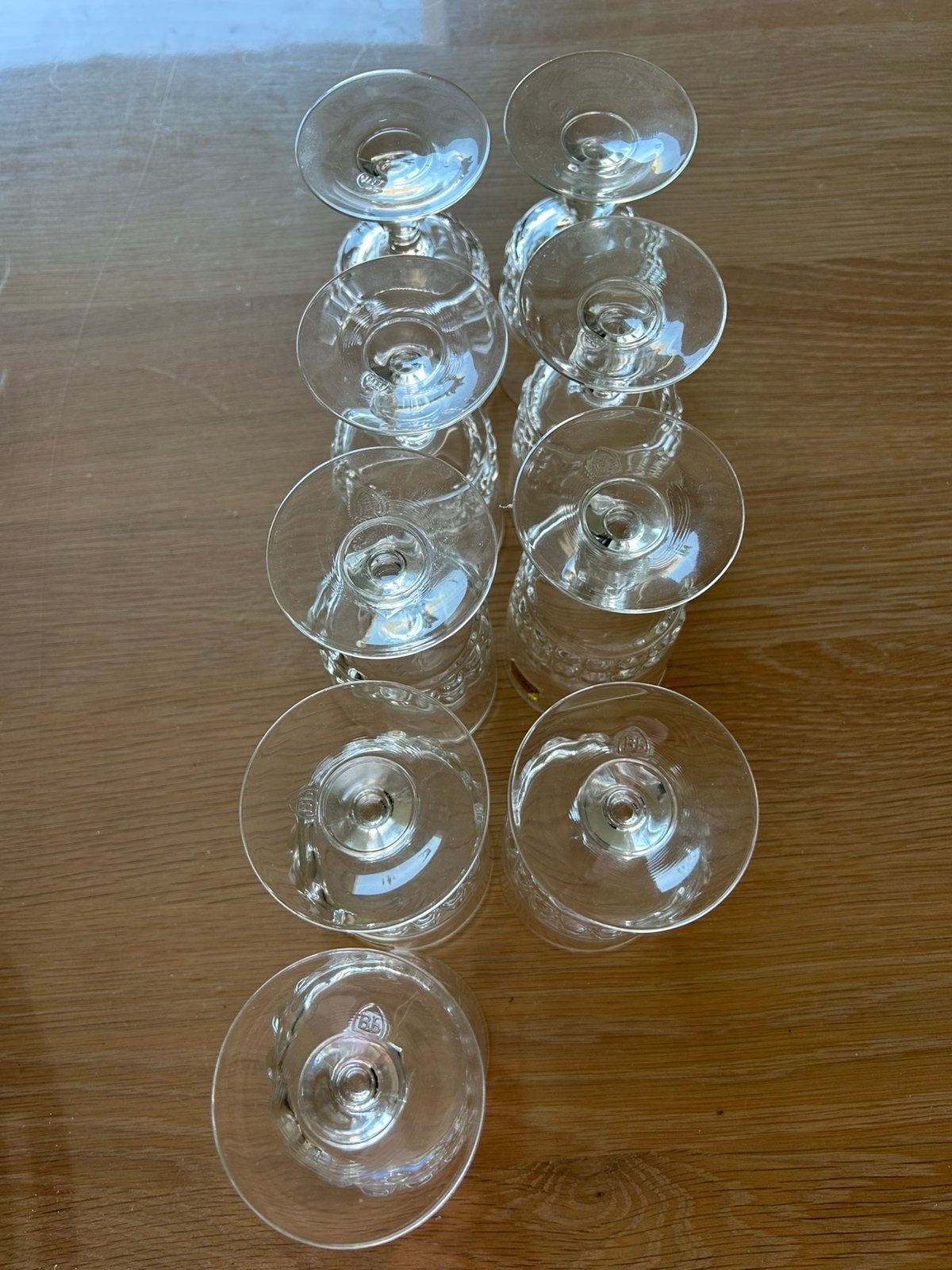 9 glazen luminarc, Verzamelen, Ophalen, Zo goed als nieuw