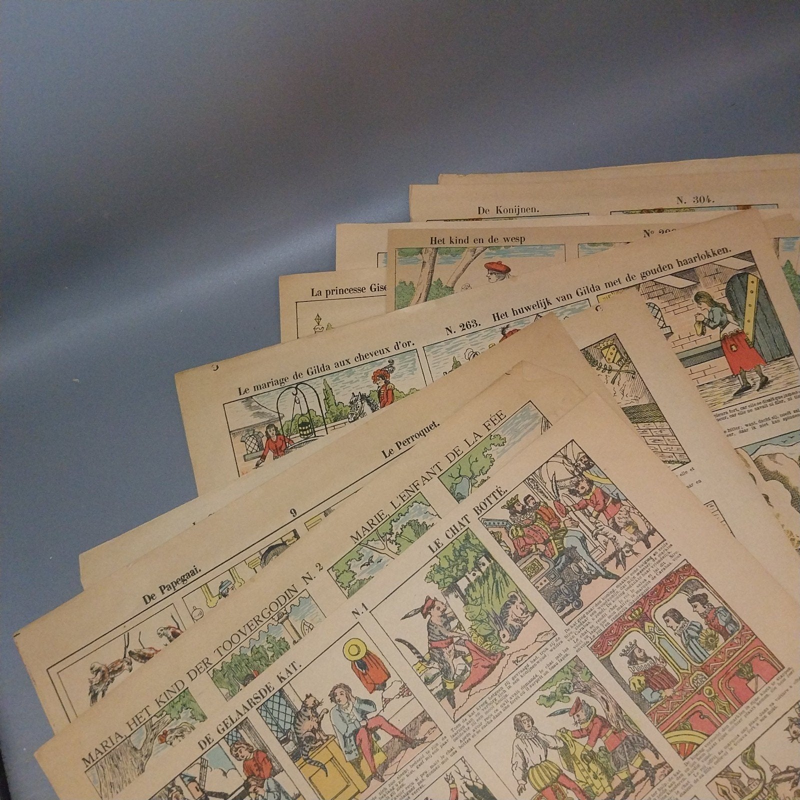 11 originele Brepols centsprenten ca. 1911-1935, Brepols, Meerdere stripboeken, Ophalen, Gelezen