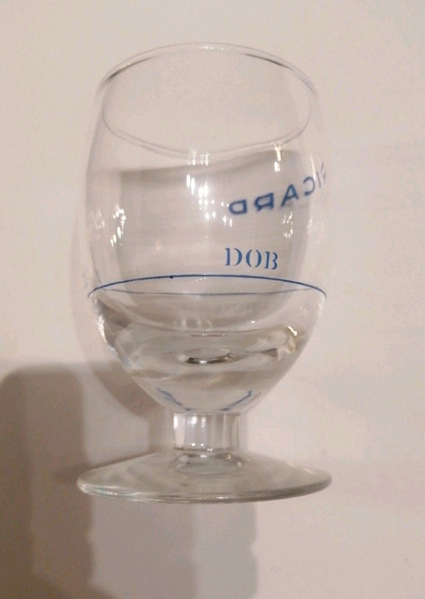 Ballon Ricard 2 cl DOB Durobor en verre rare, Collections, Enlèvement ou Envoi