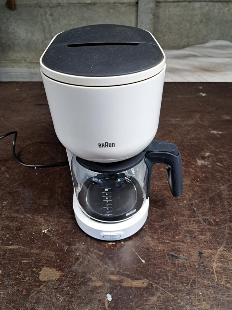 Koffiezet apparaat, Ophalen