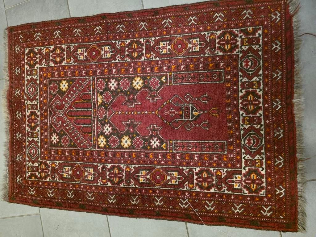 Ancien tapis d'Asie de l'Est fait main, Antiquités & Art, Enlèvement ou Envoi