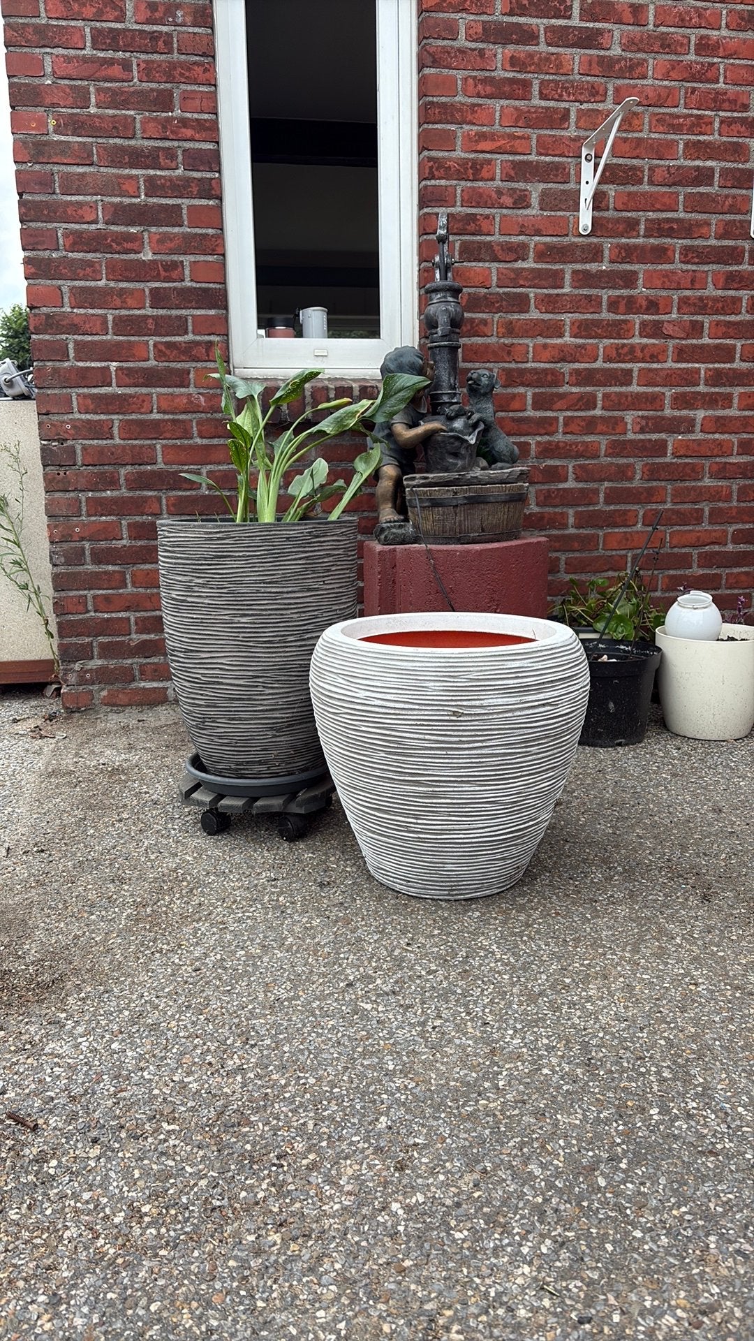 Grote kunststof bloempotten, Enlèvement, Synthétique, Balcon