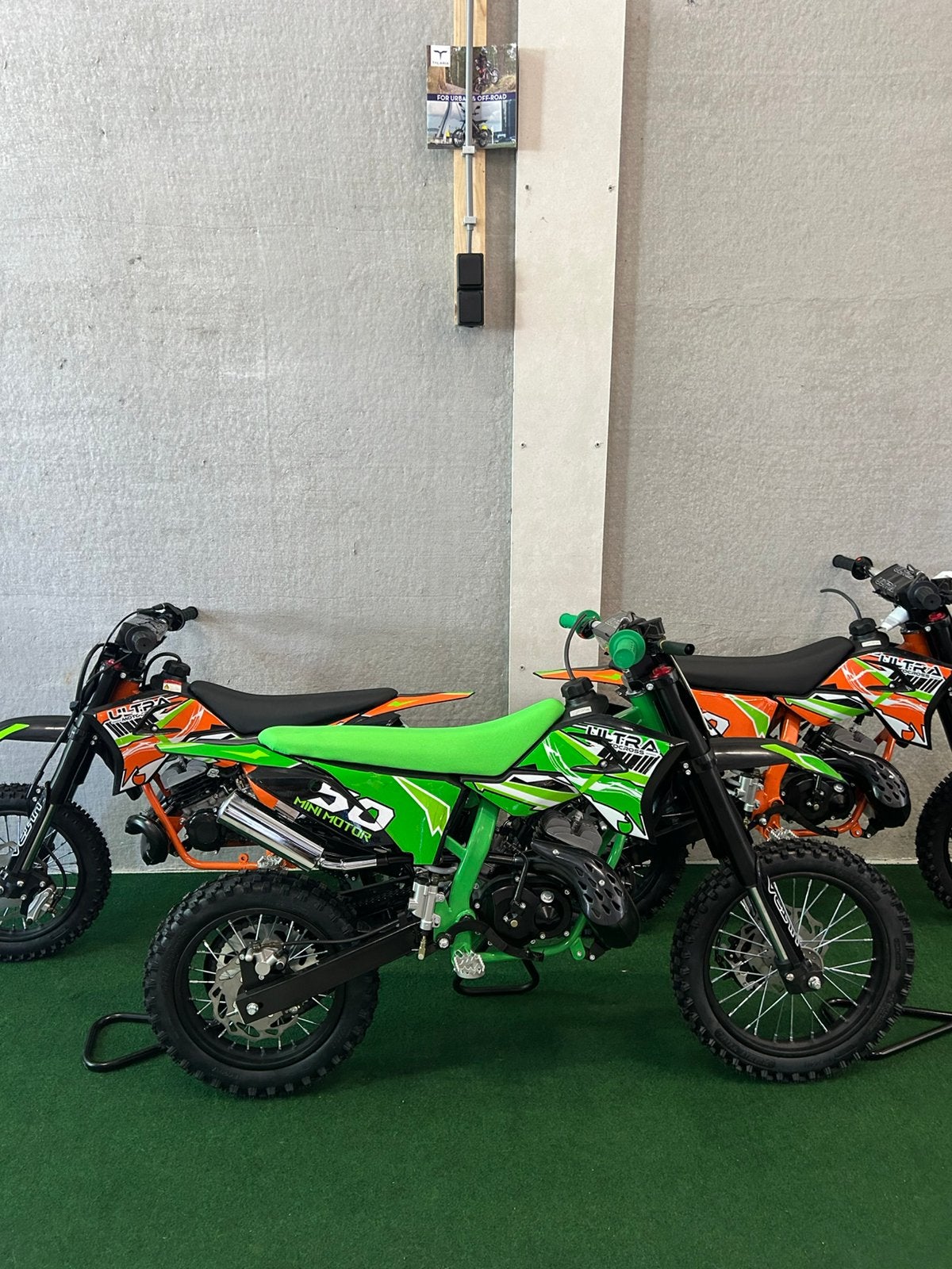 Nieuwe 49CC kickstart kinder automaat crossmotor, Ophalen, Nieuw, 49 cc