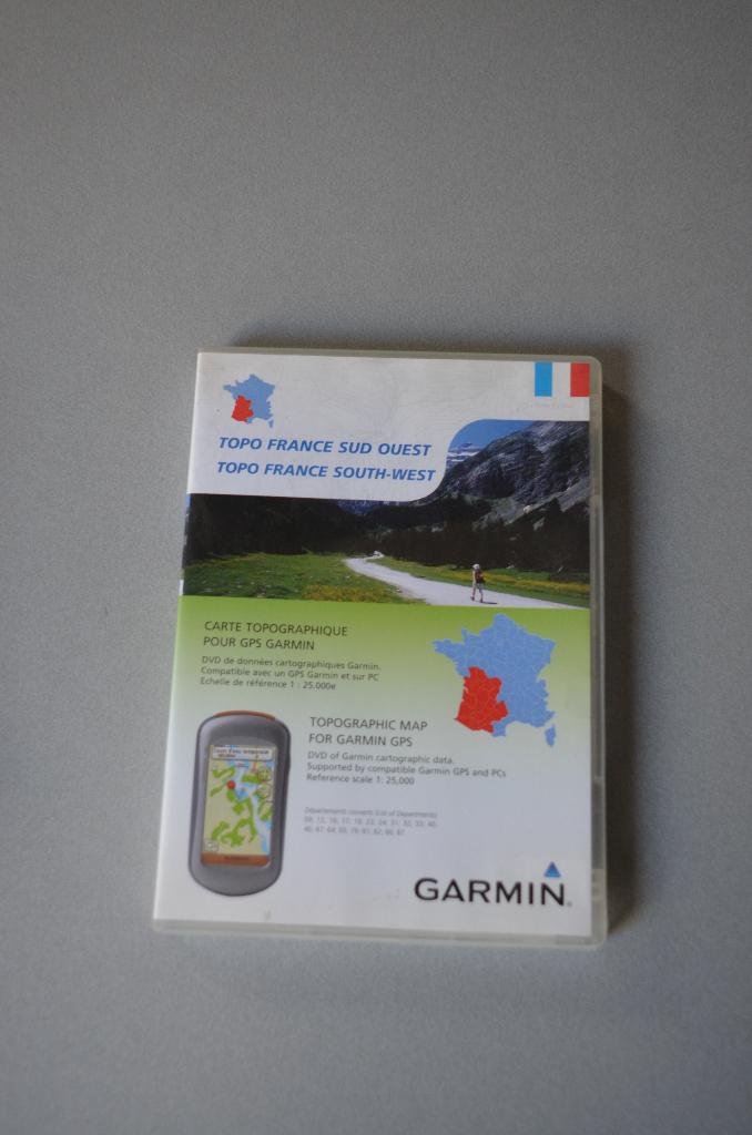 Garmin topografische kaart, Ophalen of Verzenden, Zo goed als nieuw
