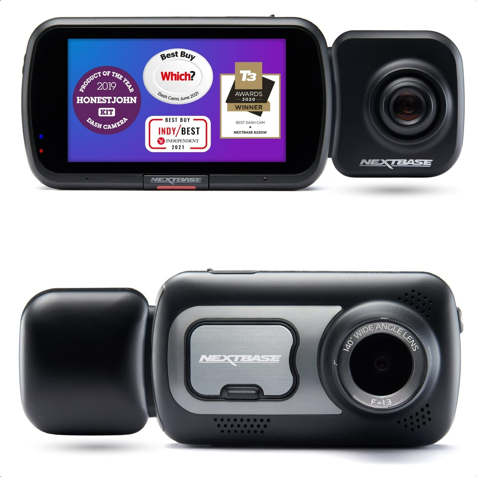 dashcam nextbase 522GW + camera arr. comme neuf, Autos : Divers, Dashcams, Comme neuf, Enlèvement ou Envoi