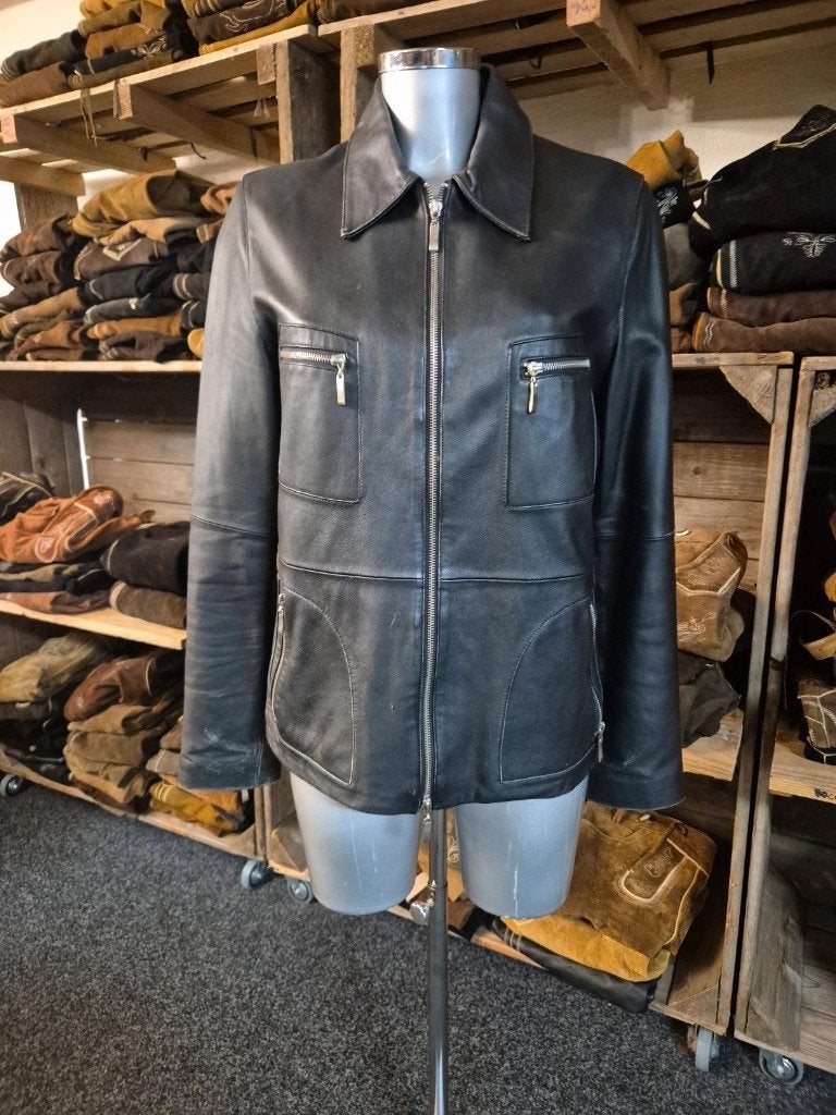 Leren dames jas, Taille 42/44 (L), Enlèvement ou Envoi, Comme neuf, TCM