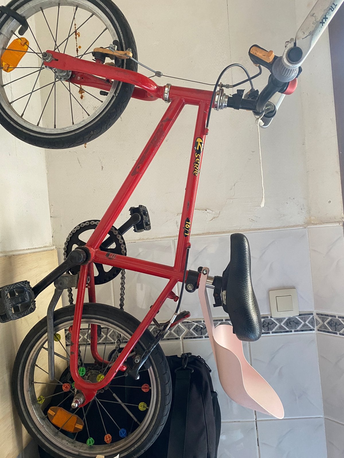 Coole Kinderfiets 16 inch, Enlèvement, Utilisé, Frein sur jante, 16 à 20 pouces