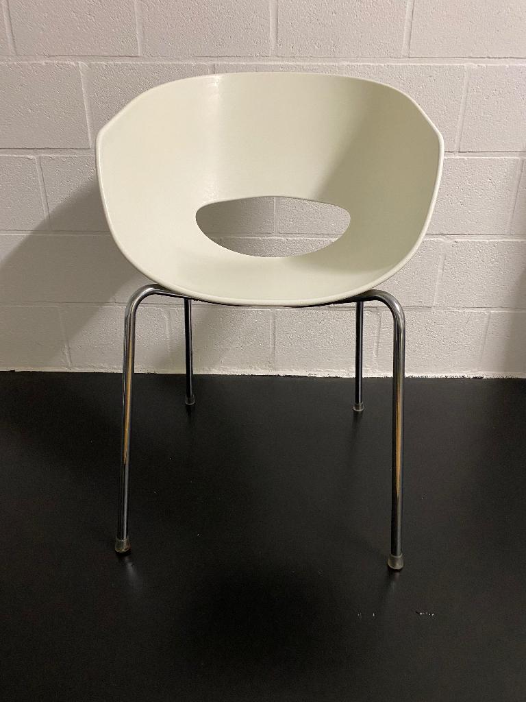 Eetkamerstoelen, Ophalen, Gebruikt, Wit, Vier