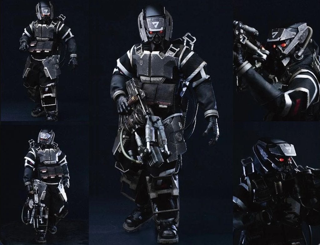 ThreeA Killzone Hazmat Trooper 30 cm, Envoi, Comme neuf, TV, Figurine ou Poupée