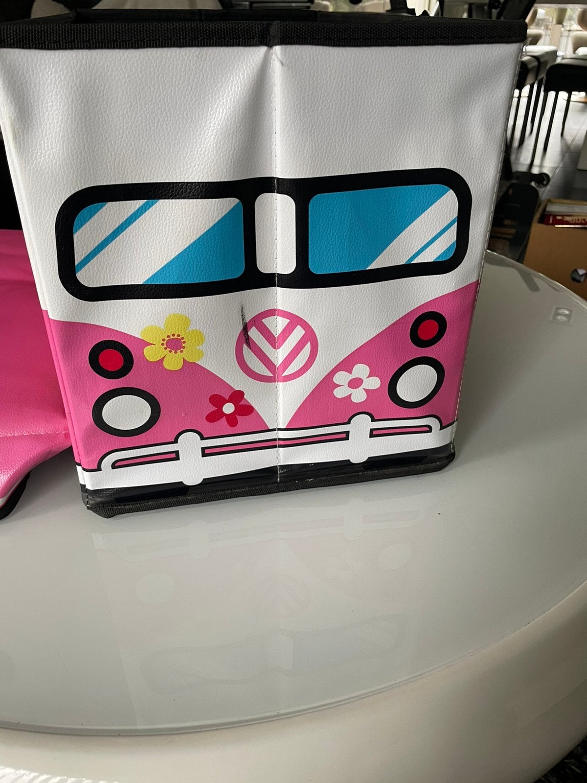 Opberbox VW bus roze, Ophalen, Gebruikt