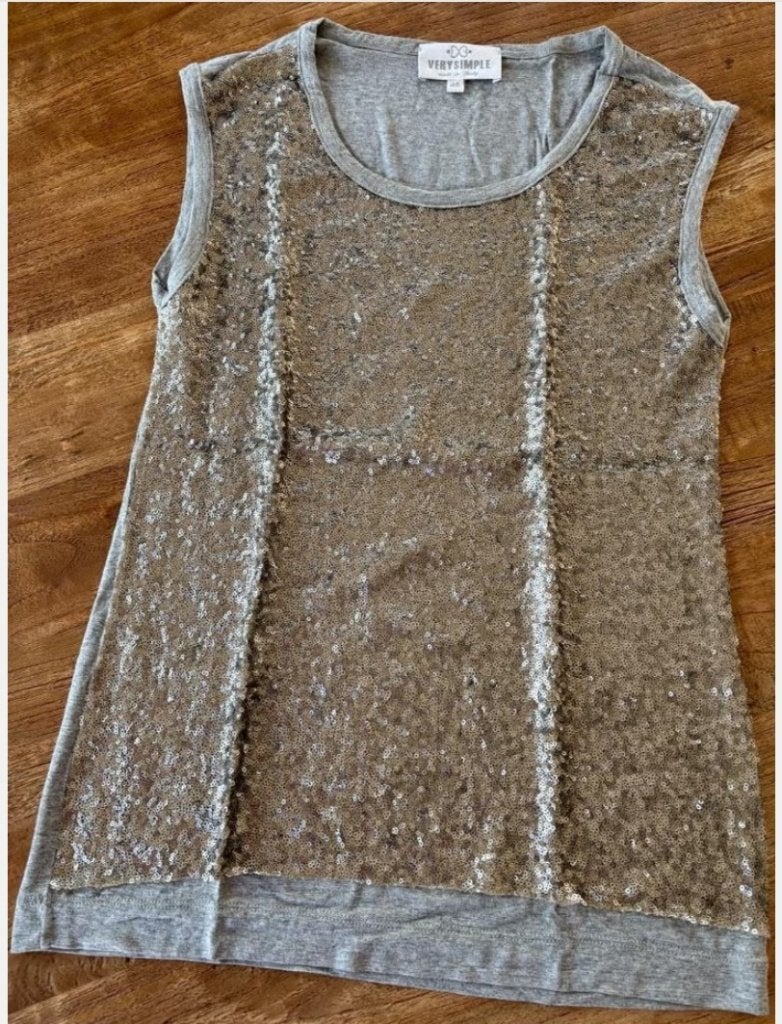Topje vintage maat 42, Kleding | Dames, Maat 42/44 (L), Ophalen of Verzenden, Zo goed als nieuw, Zonder mouw