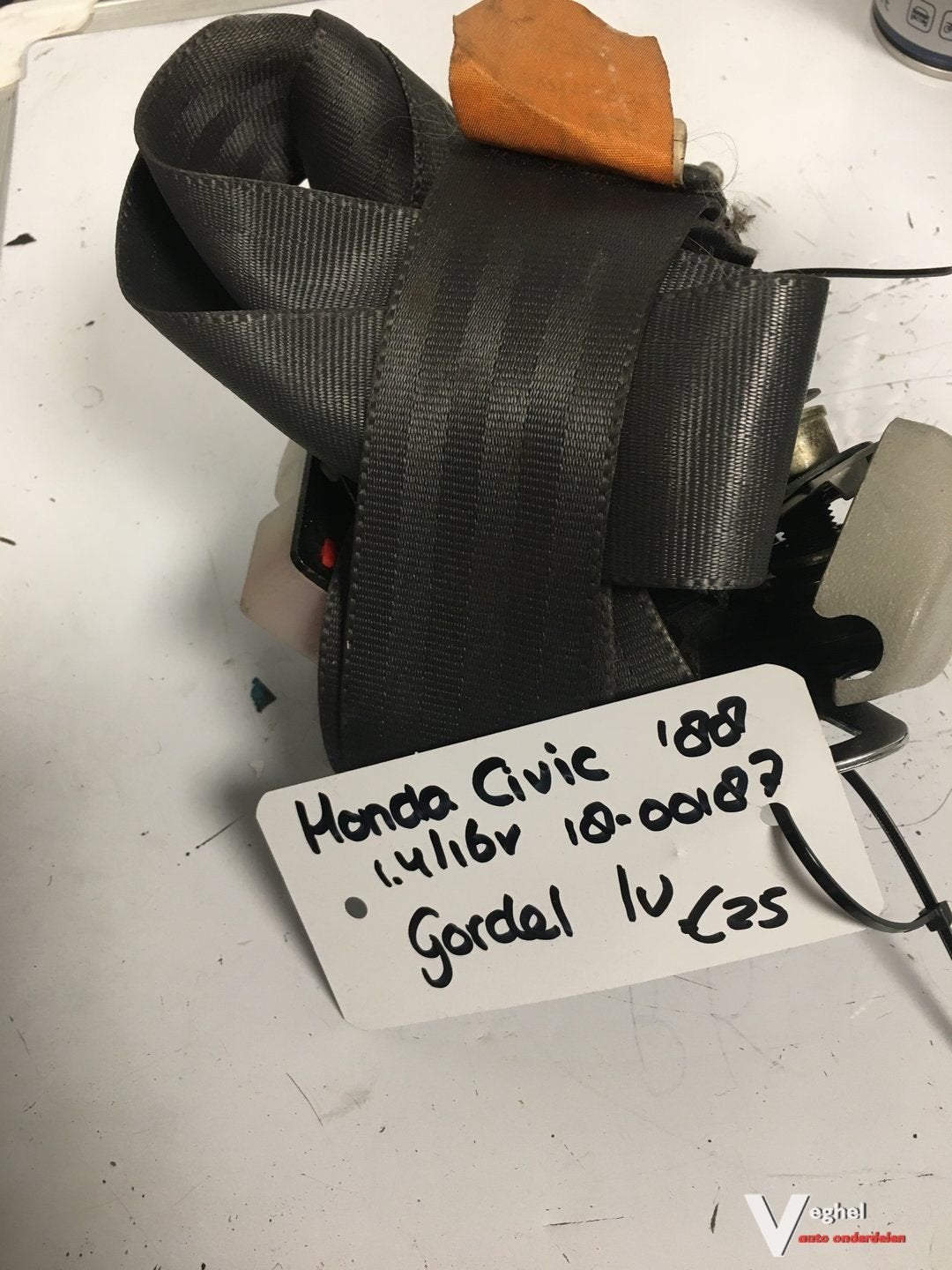 Honda Civic 1988 Gordel Linksvoor, Auto-onderdelen, Gebruikt, -, -, Ophalen of Verzenden