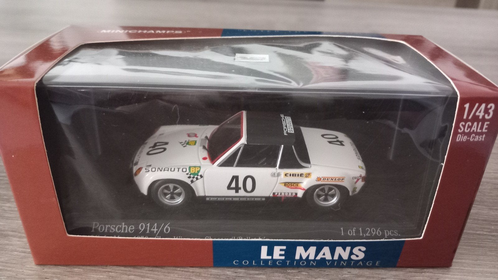 Minichamps Porsche 914/6 GT Le Mans 1970 #40 gelimiteerd, Ophalen, Nieuw, Auto, MiniChamps