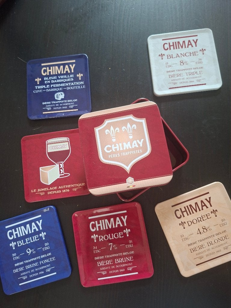 Sous verres, Bière Chimay, Collections, Enlèvement ou Envoi, Neuf, Sous-bock, Autres marques