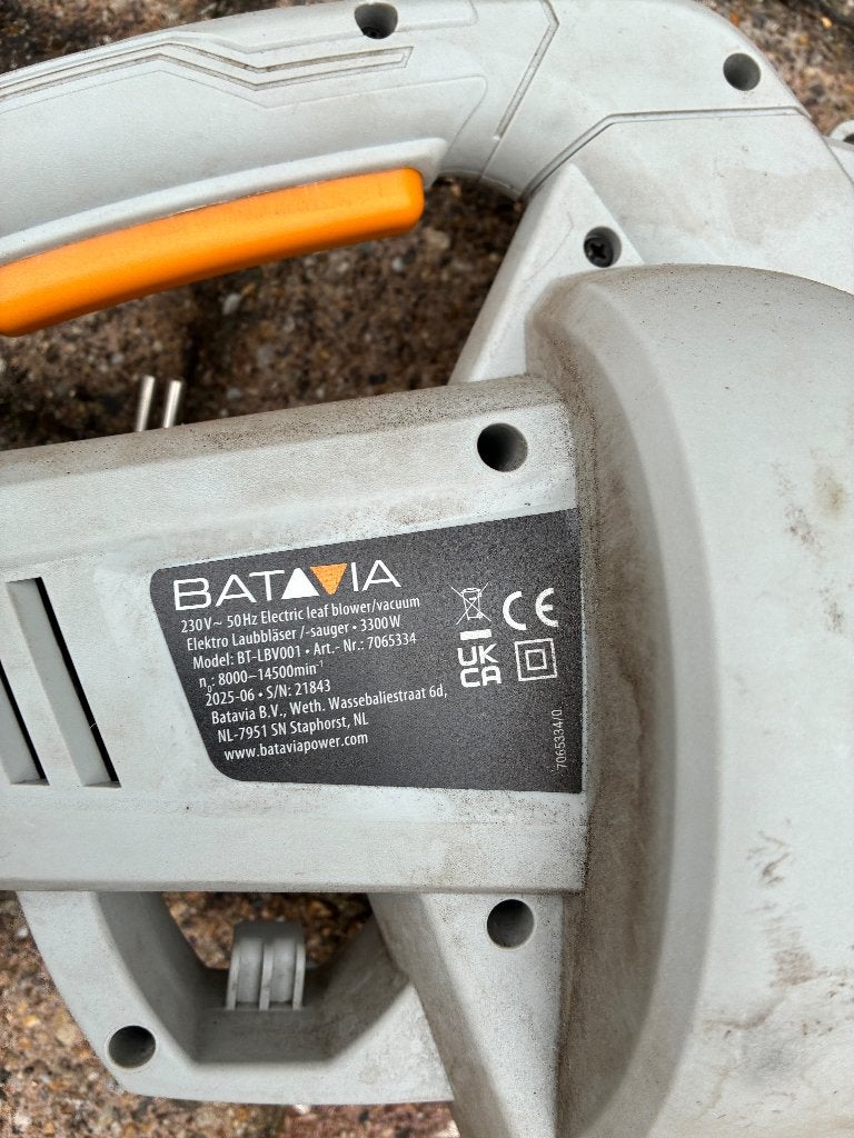 Bladblazer, Tuin en Terras, Ophalen, Gebruikt, Handgedragen, Met neuswiel