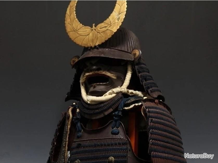 Yoroi Edo de Samourai armure avec kabuto 62 Ken, Ophalen of Verzenden
