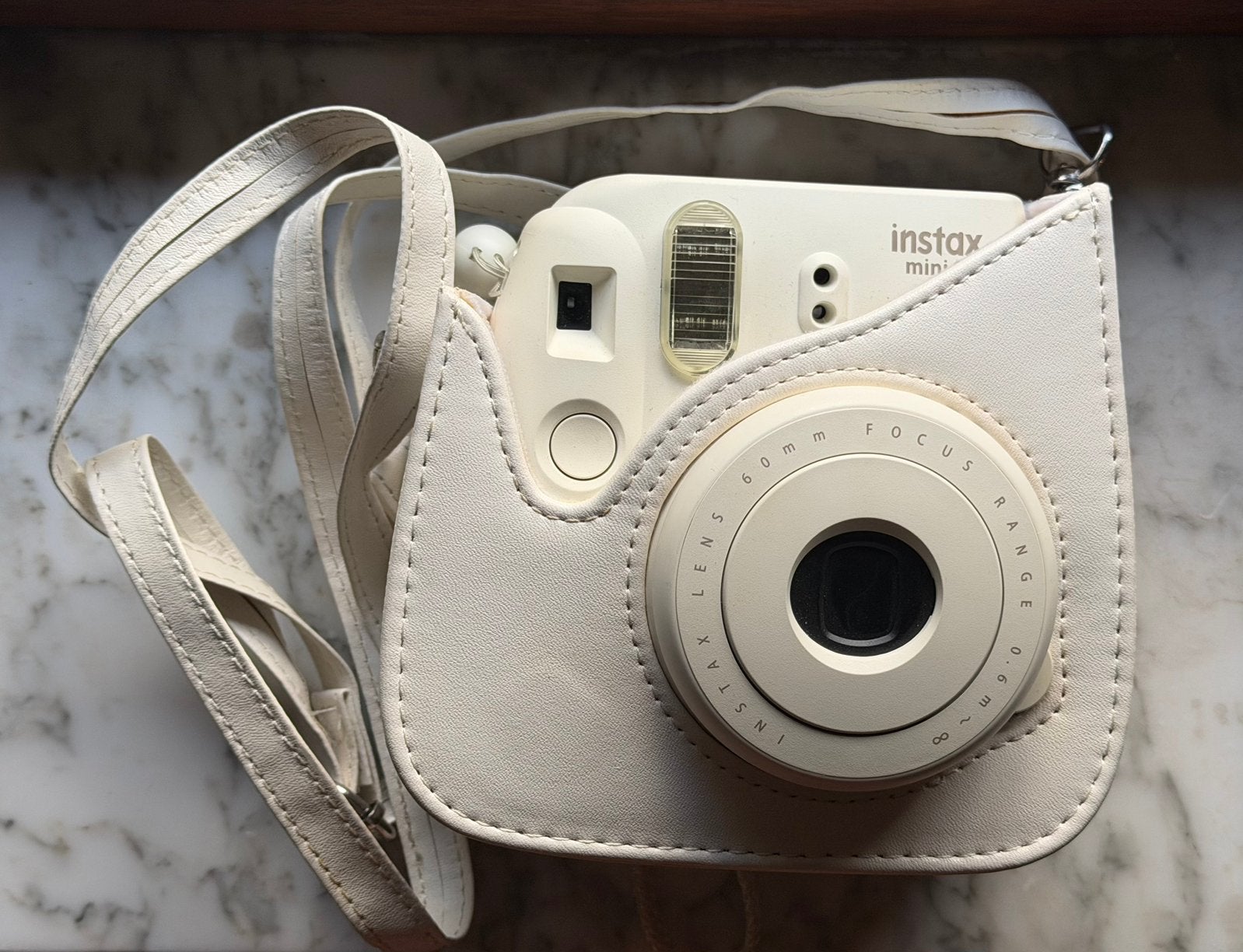 Fujifilm Instax Mini 8 blanc + housse de transport, Enlèvement, Utilisé, Compact, Fuji