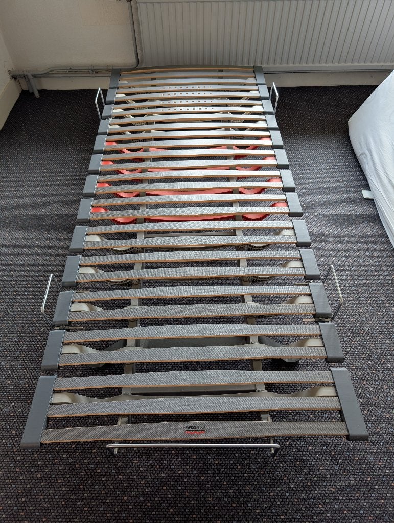 Eenpersoonsbed 90 x 210 cm, Ophalen, 90 cm, Eenpersoons, Zo goed als nieuw