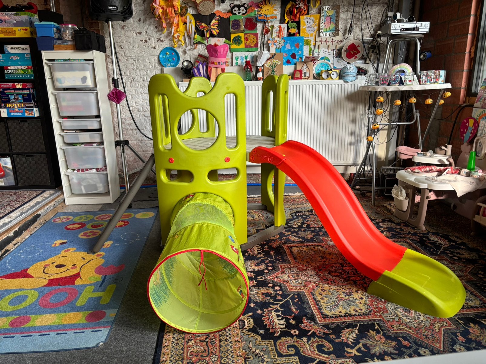 Smoby adventure speeltoren met glijbaan, Kinderen en Baby's, Ophalen, Zo goed als nieuw, Glijbaan