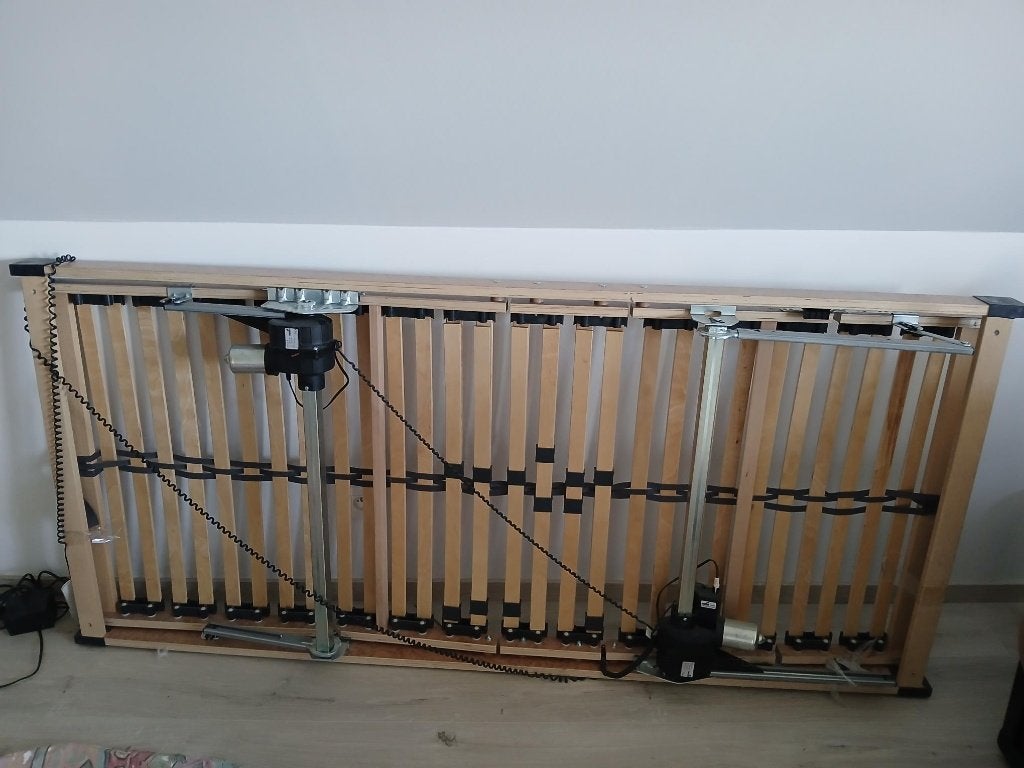 Electrisch verstelbare lattenbodem, 90 cm, Une personne, Enlèvement, Utilisé