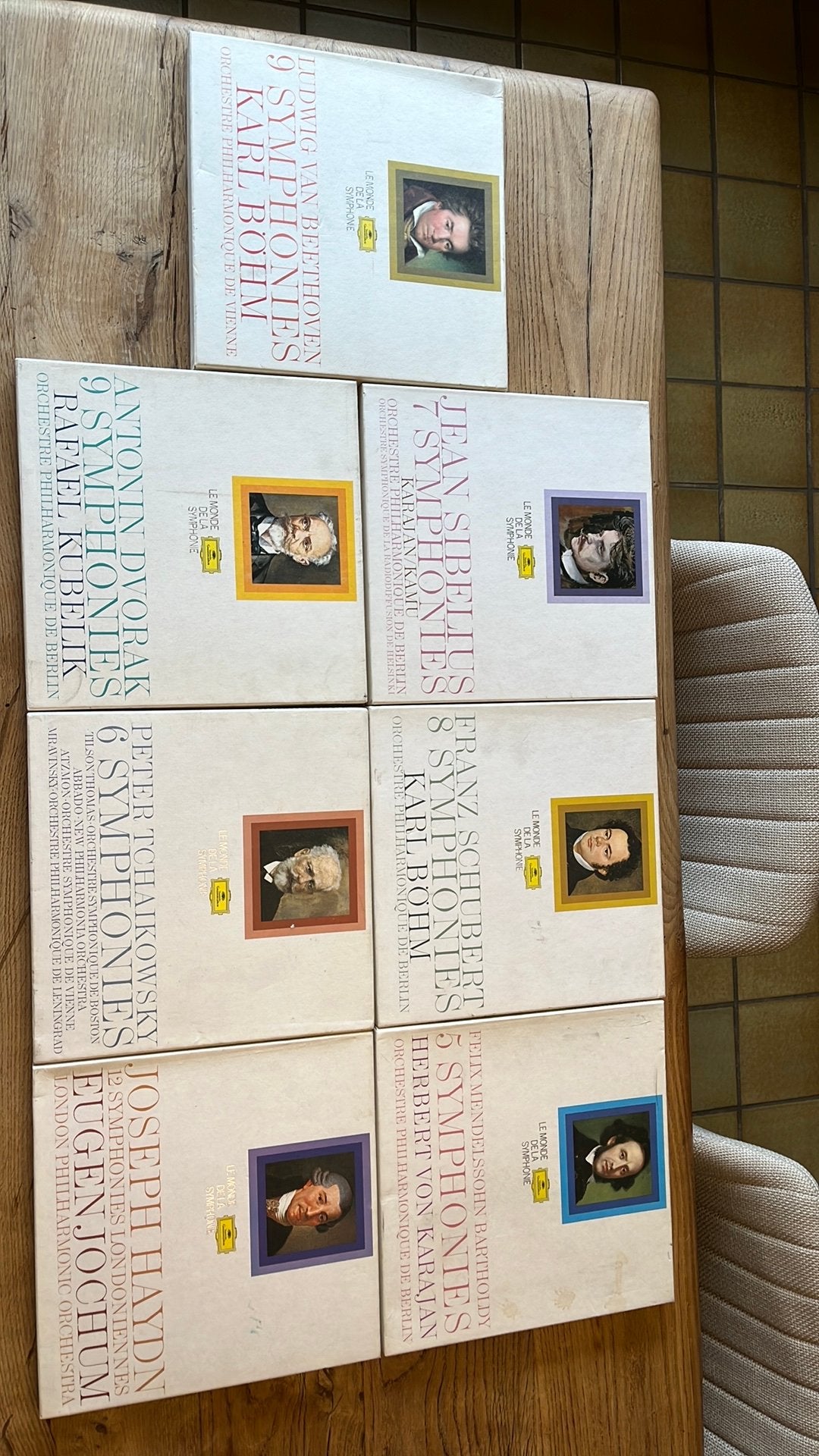 Vinyl boxen Deutsche Grammophon, Ophalen, Boxset, Gebruikt, Symfonie