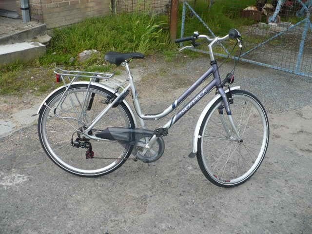 damesfiets, Fietsen en Brommers, Gebruikt, Velgrem, 47 tot 50 cm, Versnellingen