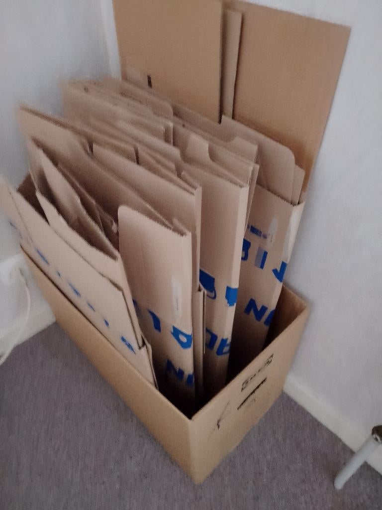 verhuisdozen, Doe-het-zelf en Bouw, Ophalen, 40 tot 60 cm, Opvouwbaar, 50 tot 75 cm