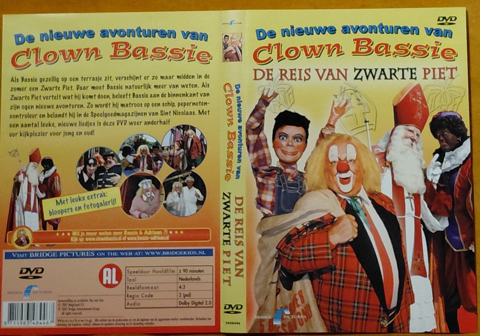 Nieuwe Avonturen van Clown Bassie: De Reis van Zwarte Pie, CD & DVD, Suppléments, Saint Nicolas, Enlèvement ou Envoi, Néerlandais