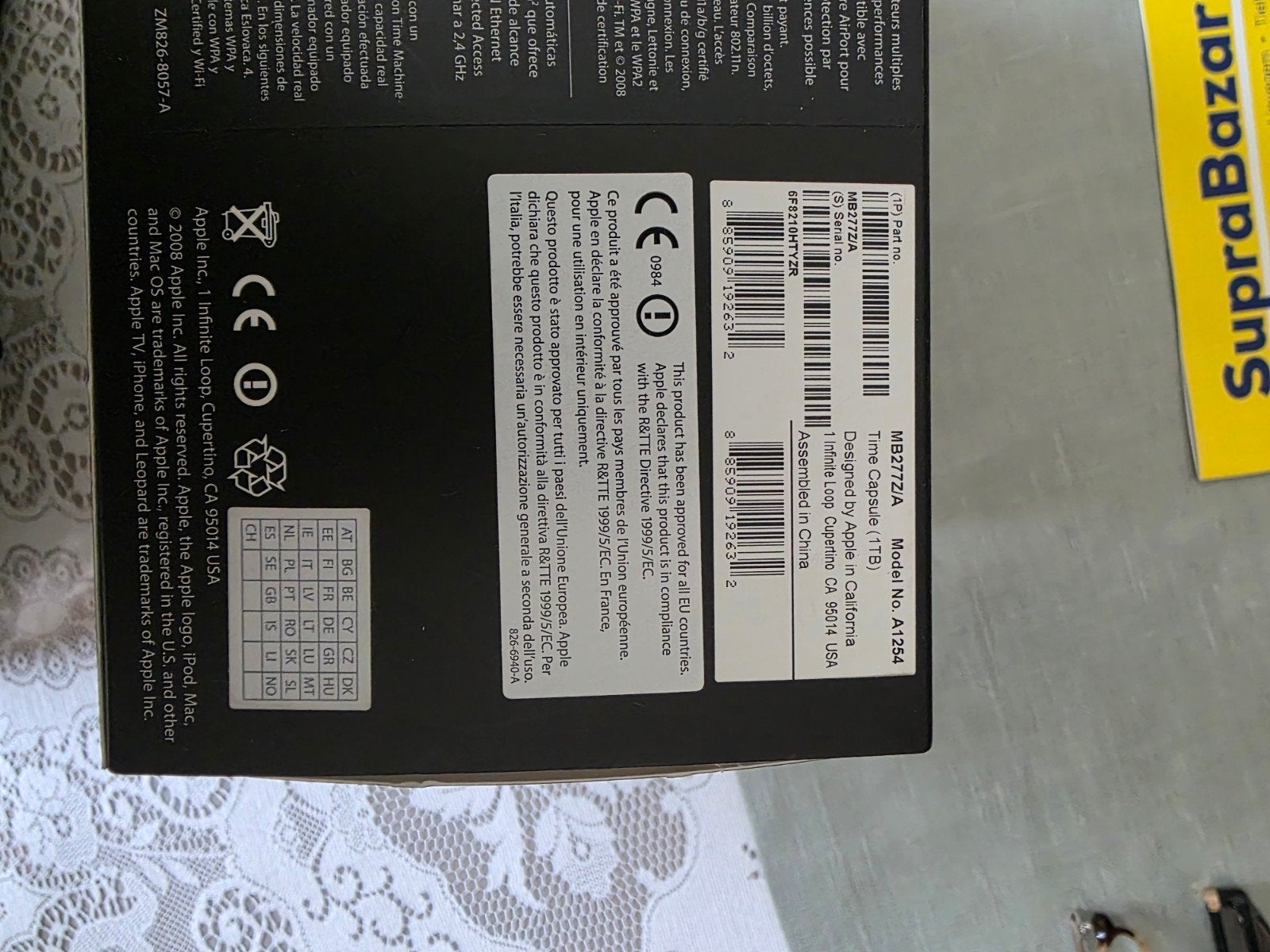 Apple Time Capsule 1TB Hard Drive mint, Computers en Software, Ophalen, HDD, Nieuw, Apple