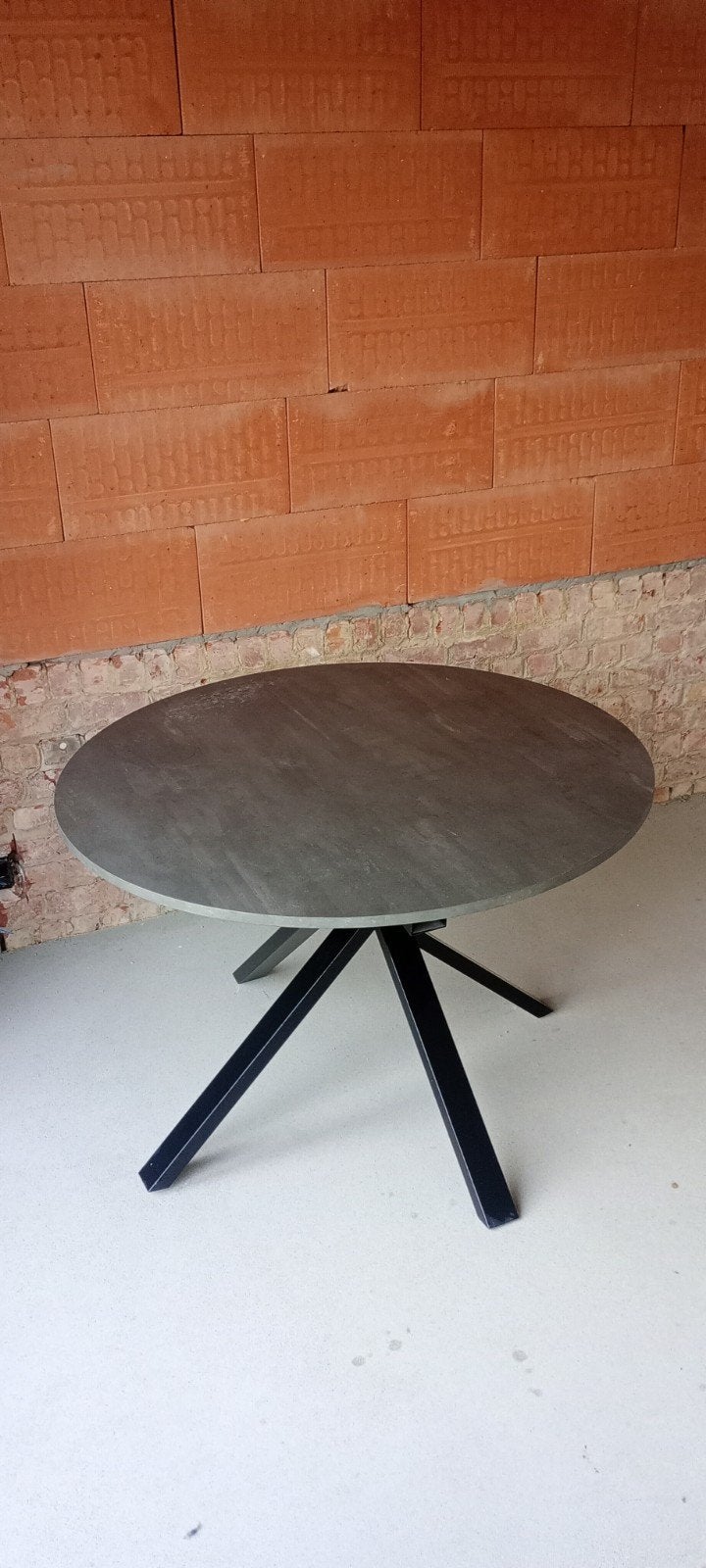 Ronde Ikea Mariedamm tafel 105cm, Huis en Inrichting, Tafels | Eettafels, Ophalen, Zo goed als nieuw, Rond