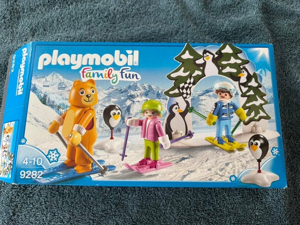 Playmobil Family Fun 9282 - Moniteur de ski avec enfants, Enlèvement, Comme neuf, Ensemble complet