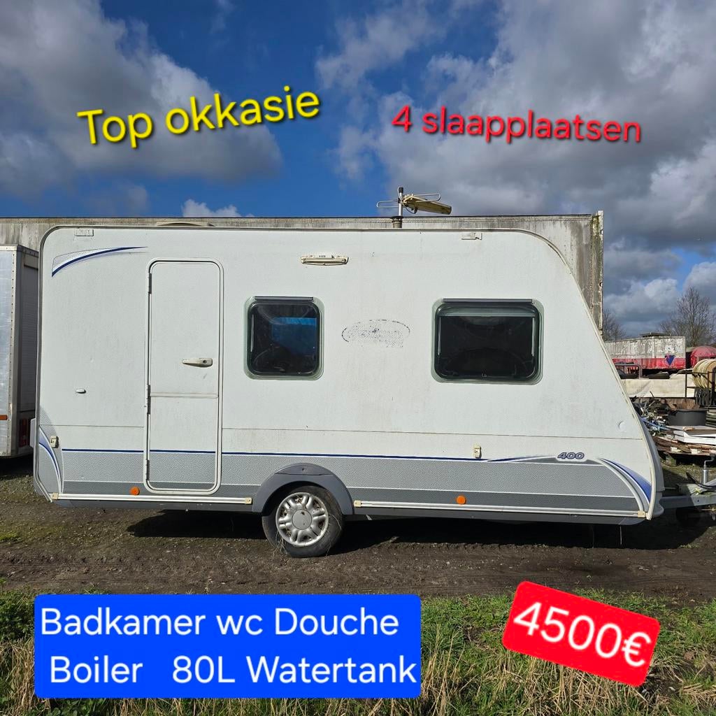 Caravan caravalair slaapkamer Badkamer Toilet Douche camping, Enlèvement