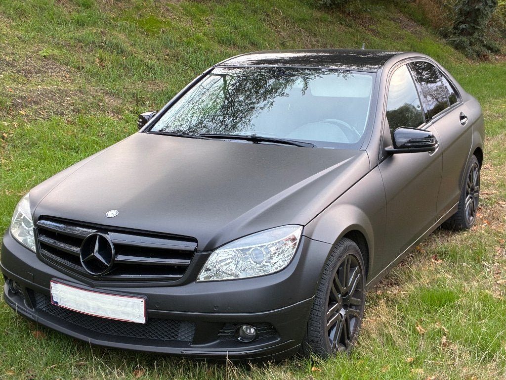 mercedes C 220 cdi, Auto's, Zwart, Zwart, Leder, Particulier