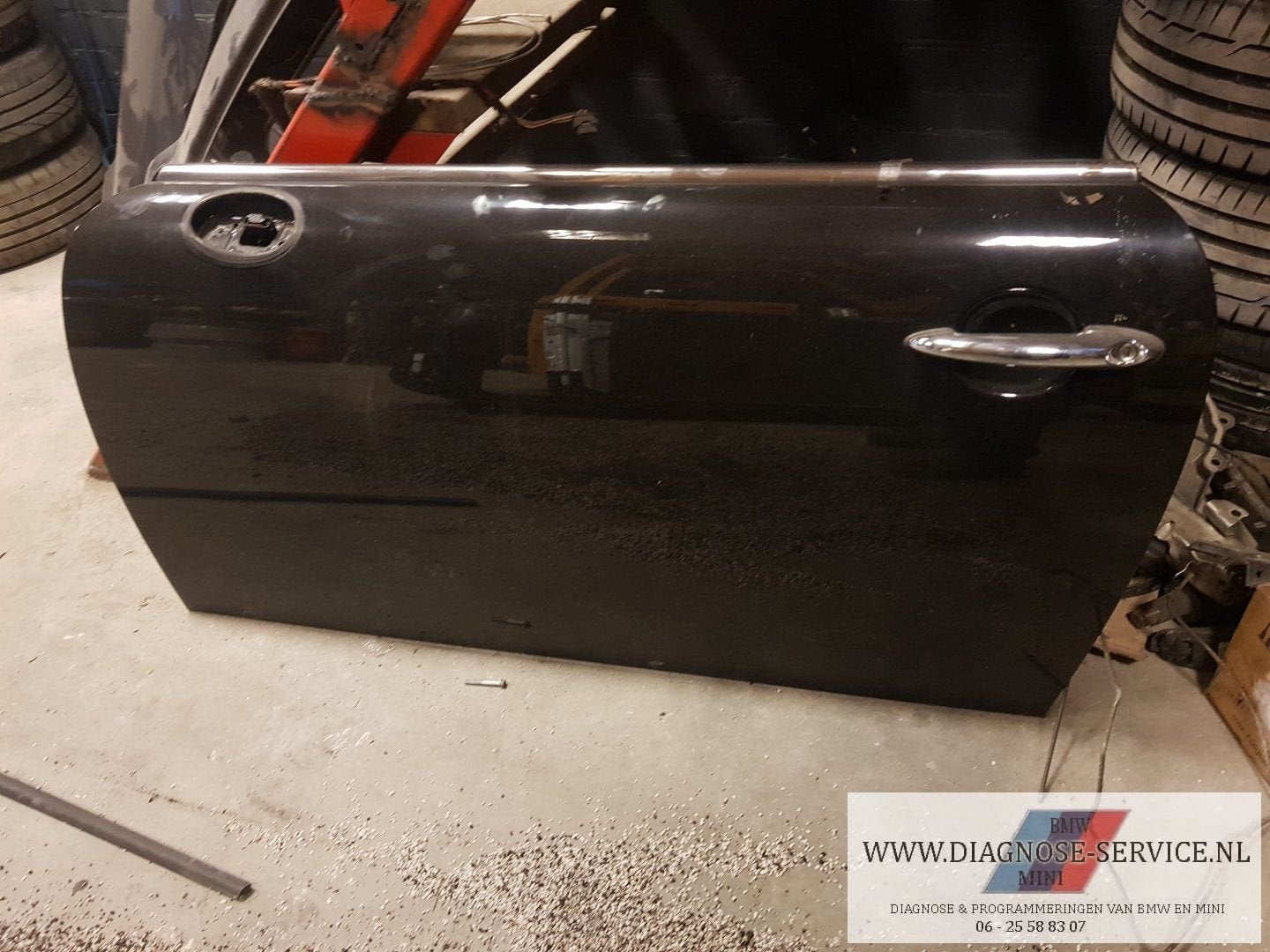mini cooper R56 R57 portier links Bruin, Auto-onderdelen, Carrosserie, Deur, Mini, Gebruikt, Ophalen