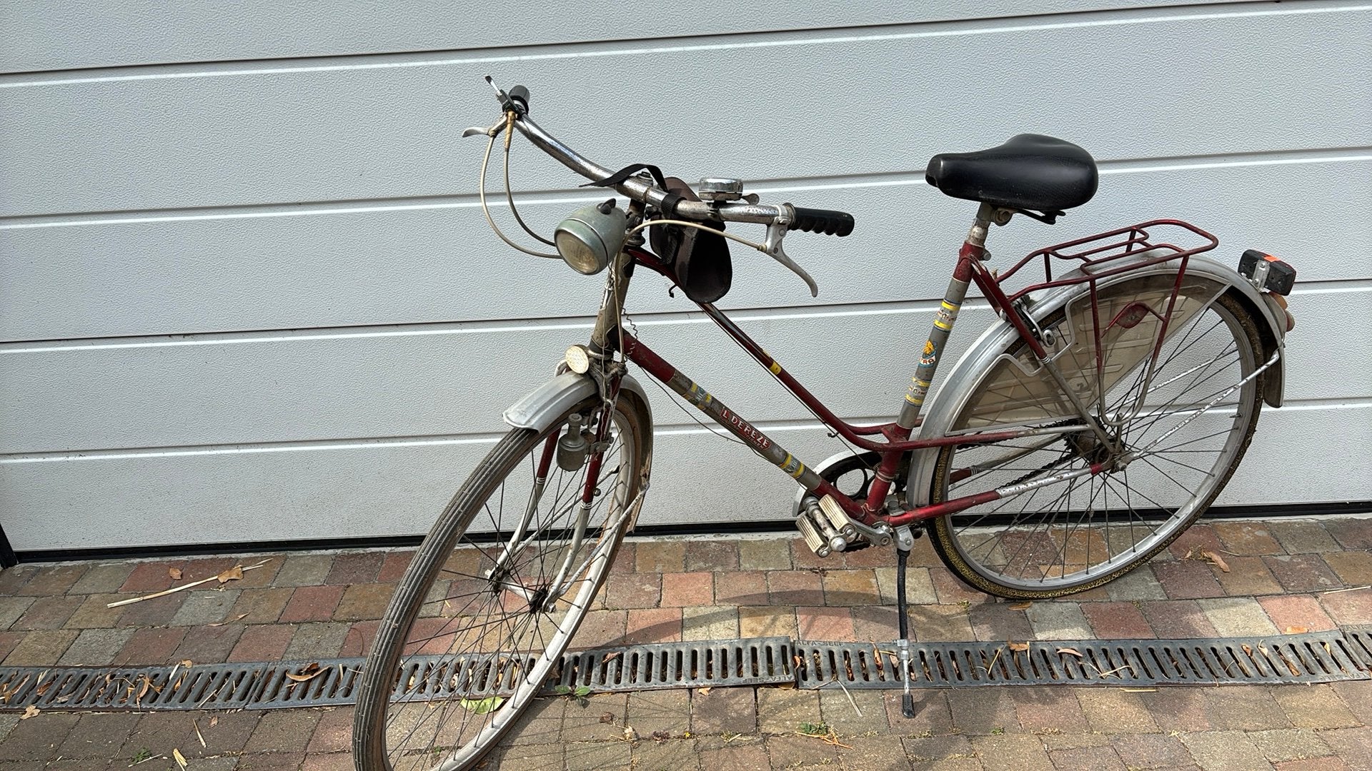 Oude damesfiets L Dereze, Fietsen en Brommers, Ophalen
