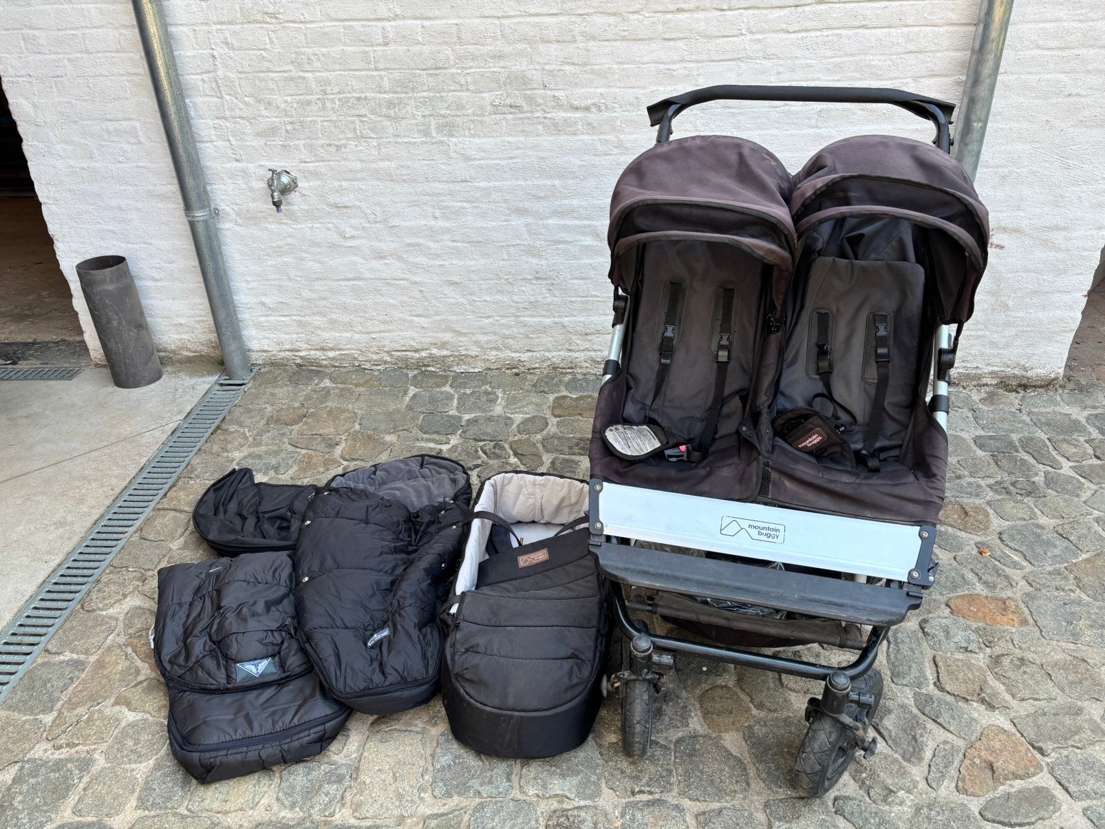 Mountain buggy dubbele buggy, Ophalen, Zo goed als nieuw