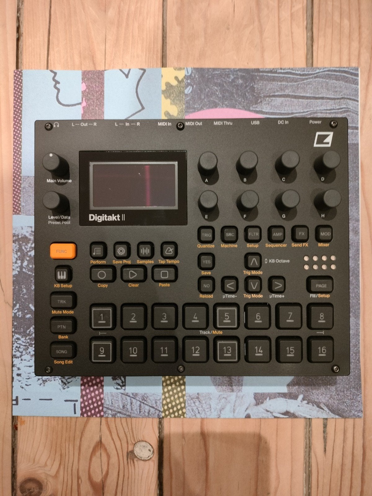 Elektron Digitakt II + Decksaver, Muziek en Instrumenten, Ophalen of Verzenden, Zo goed als nieuw