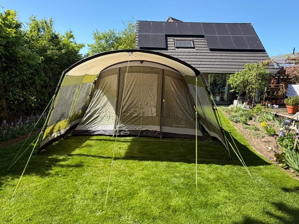 Tent Outwell Montana 6 inc. front extension, Ophalen, Gebruikt, Tot en met 6