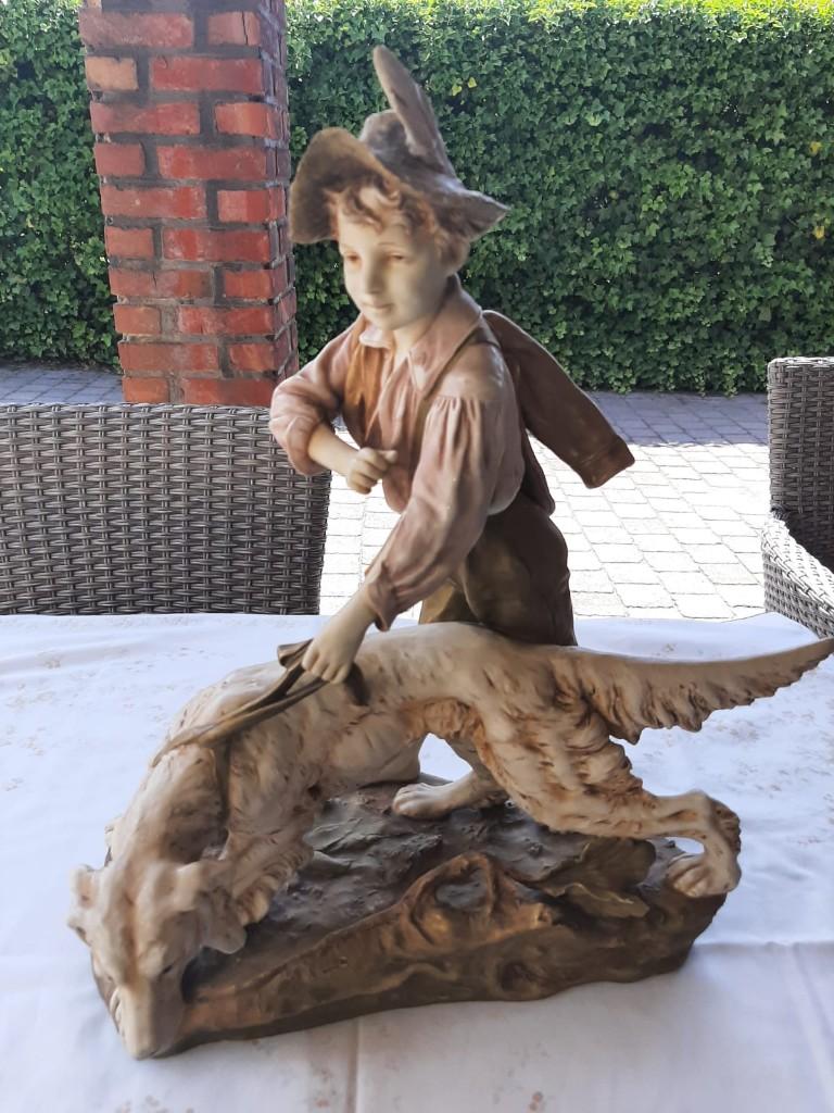 Royal Duc Herder met hond, Ophalen, Overige onderwerpen, Beschilderd, 20 - 50 cm
