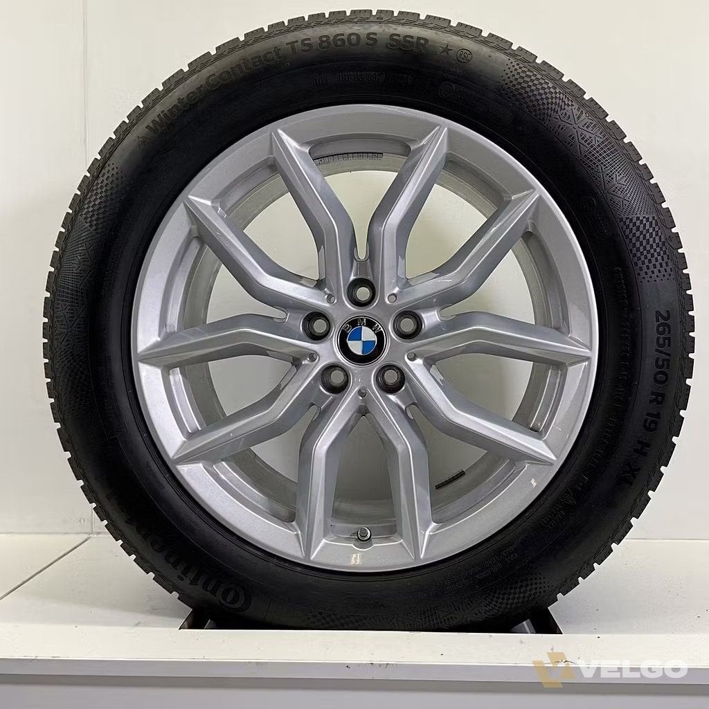 BMW X5 G05 EN X6 G06 SET VELGEN + WINTERBANDEN 19 INCH ORIG., Auto-onderdelen, 19 inch, Gebruikt, -, 265 mm