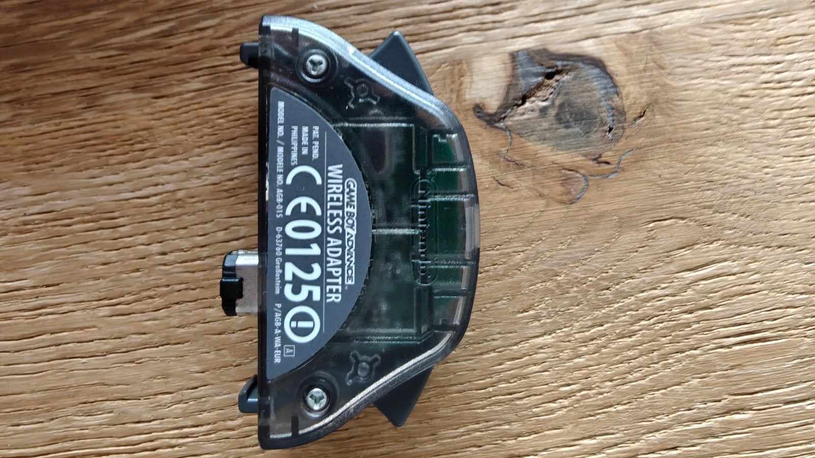 Wireless adapter - GameBoy Advance, Enlèvement