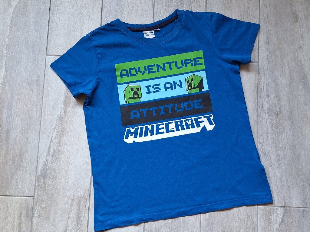 ★ M158 - Cool T-Shirt Minecraft, Gebruikt, Minecraft, Ophalen of Verzenden, Shirt of Longsleeve
