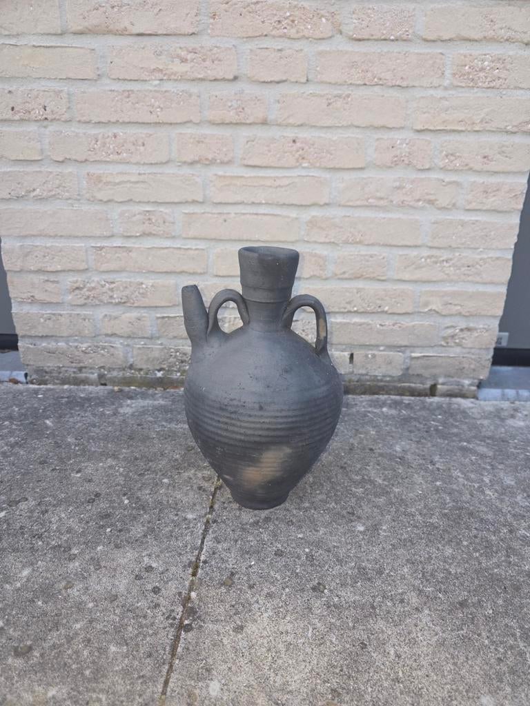 Decoratieve keramische kruik / amfora – handgemaakt – rustic, Ophalen of Verzenden