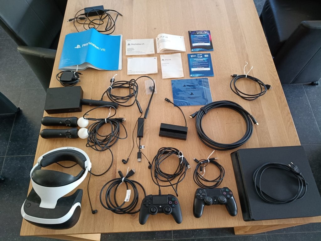 PS4 met VR bril, 7 games & extra controller, Games en Spelcomputers, Met 2 controllers, Ophalen of Verzenden, Original, 500 GB
