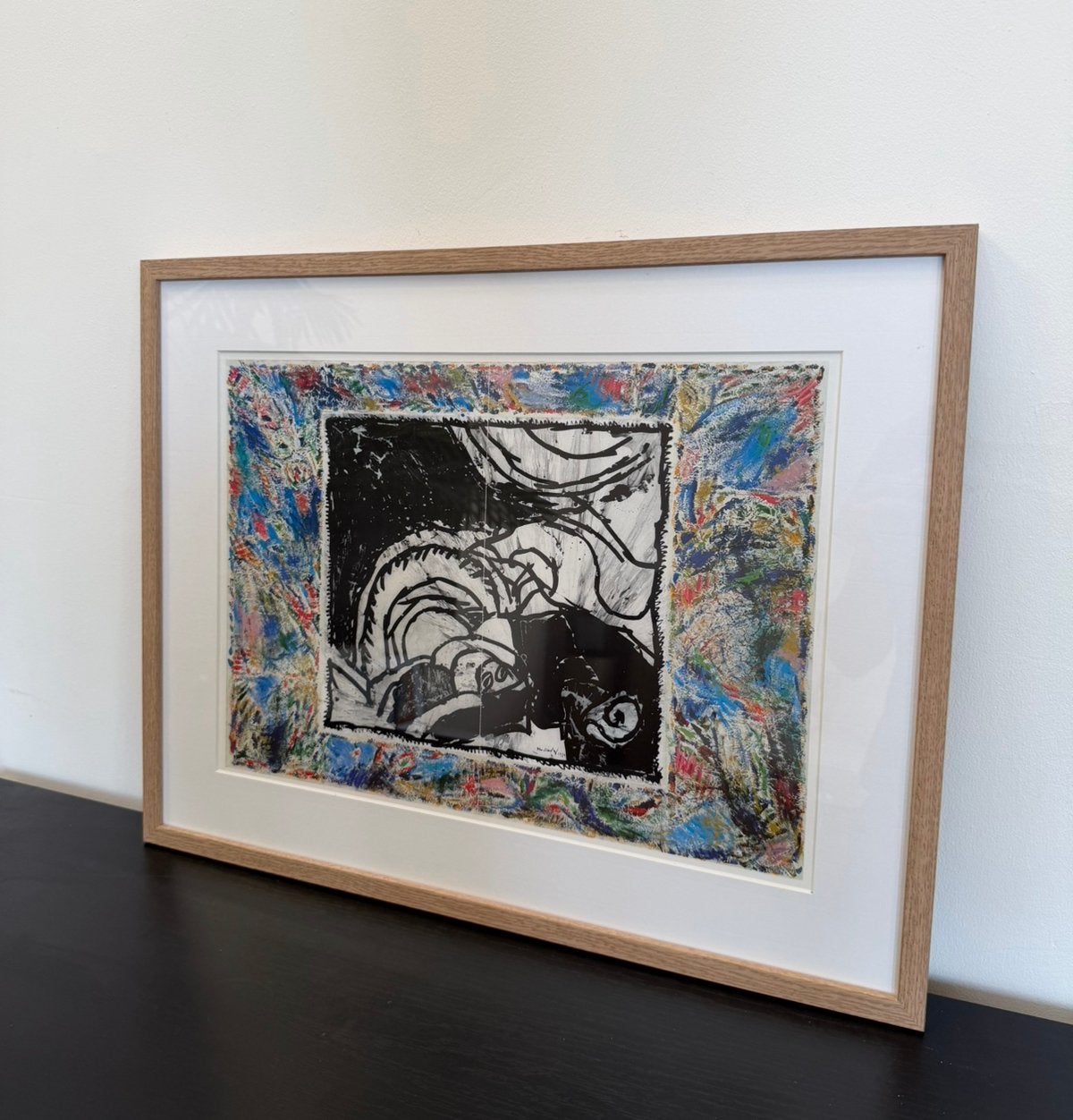 Pierre Alechinsky (1927) - Pt Escargot (1984) - Nw Ingelijst, Ingelijst, Ophalen of Verzenden, Lithografie