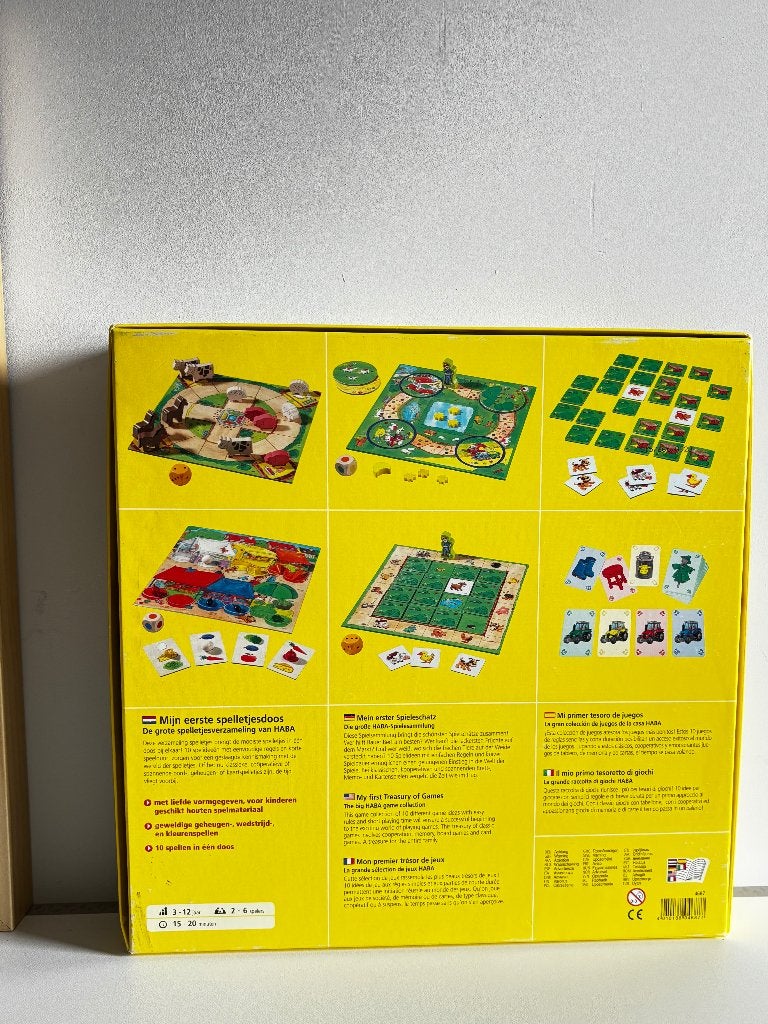Haba ma première boîte de jeux - état neuf, Hobby & Loisirs créatifs, Enlèvement ou Envoi, Neuf, Haba